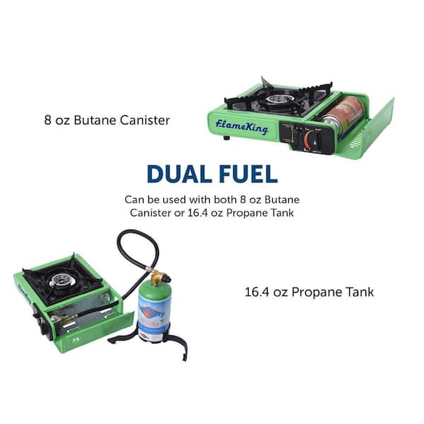 11000 BTU Duel Fuel Butane & Propane Camp Ovens for Camping, 20QT Portable  Butane Oven w/Gas Regulator, RV Butane Gas Stove w/Safety Device, Baking