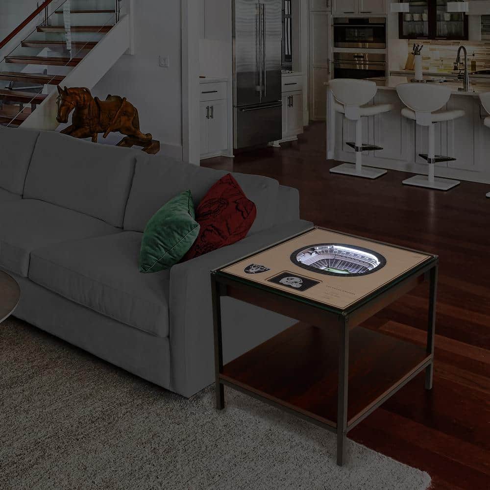 NFL Las Vegas Raiders 25-Layer StadiumViews Lighted End Table - thumbnail 6