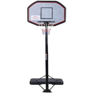 7.5 ft. to 10 ft. Basketball Hoop Indoor and Outdoor with Height Adjustable and Wheels for Teenagers