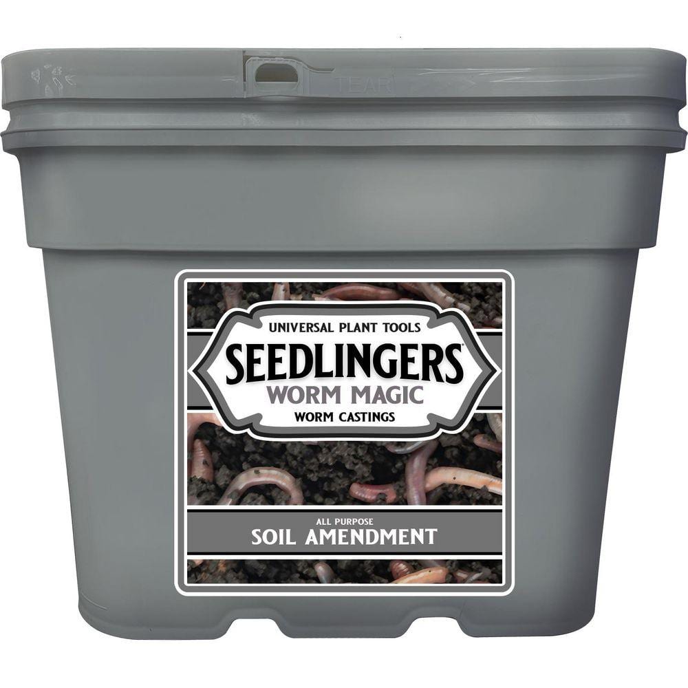 SEEDLINGERS 40 lbs. 4,000 sq. ft. Worm Magic Worm Castings Organic