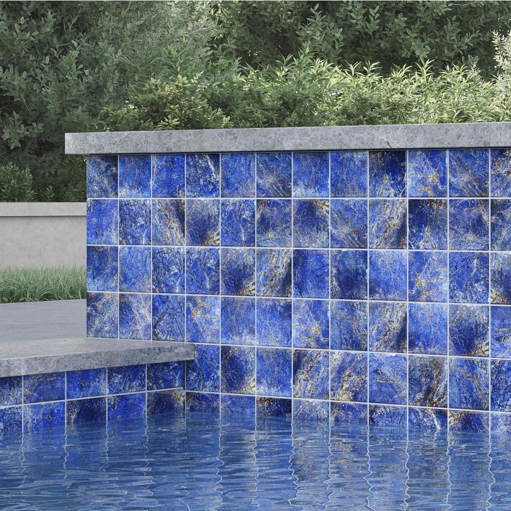 Seascape 6 in. x 6 in. Calypso Gloss Glazed Porcelain Wall Tile (12 sq. ft/case) price history on PriceWatchPro
