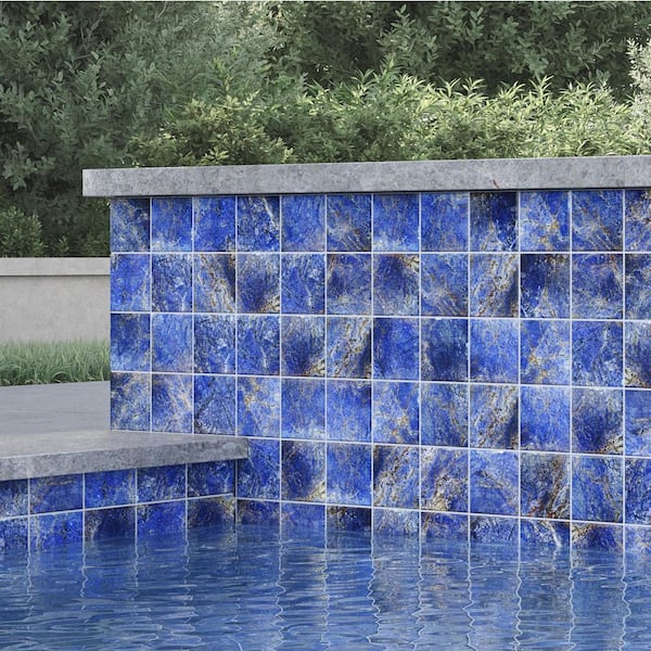 Seascape 6 in. x 6 in. Calypso Gloss Glazed Porcelain Wall Tile (12 sq. ft/case)