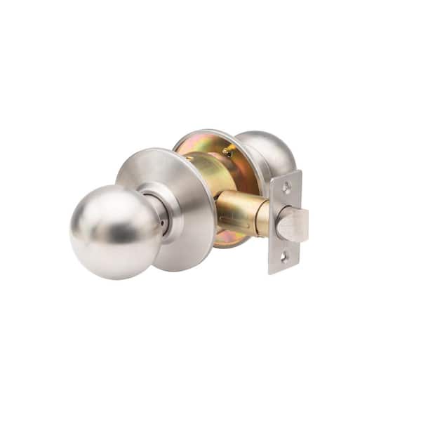 Taco SVB Series Standard Duty Stainless Steel Grade 2 Commercial Cylindrical Passage Hall/Closet Door Knob