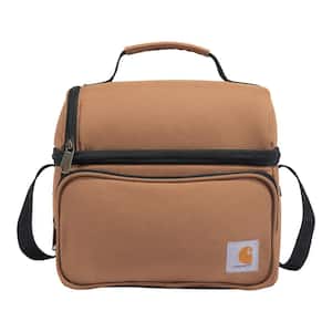 12.25 in. Carhartt Brown Waistpack Insulated 12 Can Two Compartment Lunch Cooler OS