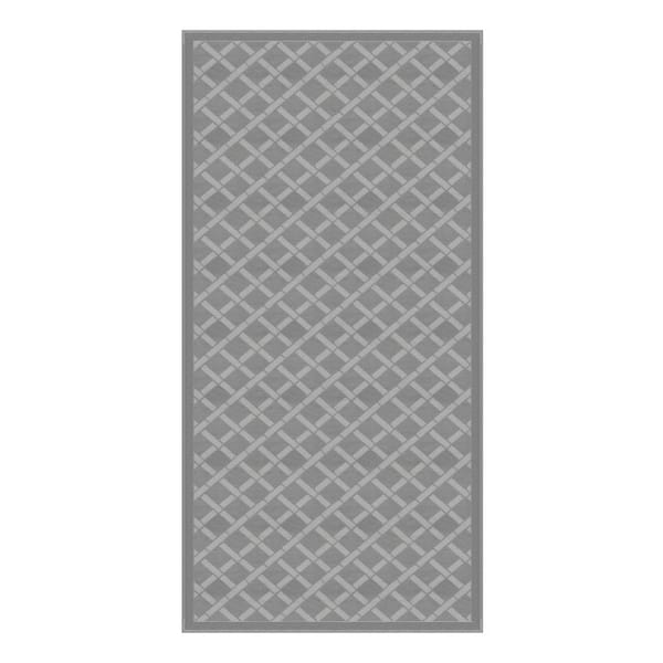 All Weather Patio Mat Gray