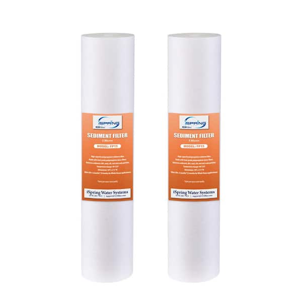 ISPRING 5-Micron Sediment Water Filter Replacement Cartridge (2-Pack)