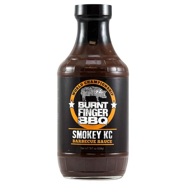 BURNT FINGER BBQ 19.7 oz. Smokey KC BBQ Sauce and Marinade