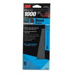 5PC  5 1/2" x 9"  WET OR DRY SANDPAPER 800 GRIT