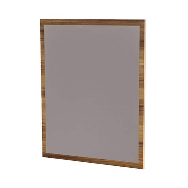 Benjara 1 in. W x 41 in. H Wooden Frame Brown Wall Mirror