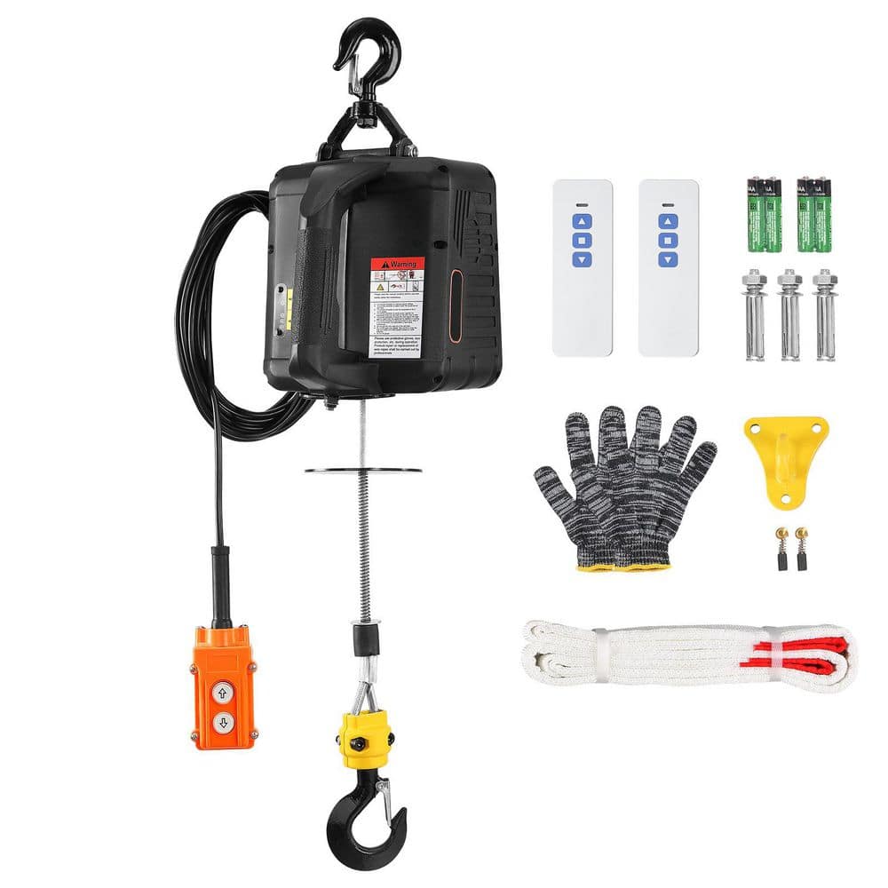 3-in-1 Electric Hoist Winch, 1100 lbs. 1500 W Portable Power Winch Crane, 22.9 ft Lifting Height, Overload Protection price history on PriceWatchPro