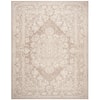 SAFAVIEH Reflection Beige/Cream 8 ft. x 10 ft. Floral Border Area Rug ...