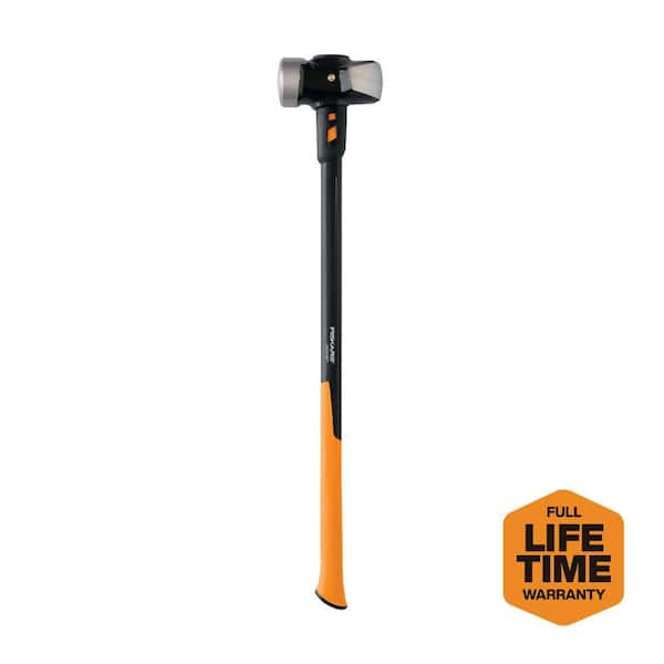 Fiskars IsoCore 10 lb. Forged Steel Sledge Hammer with 36 in. Fiberglass Core Handle