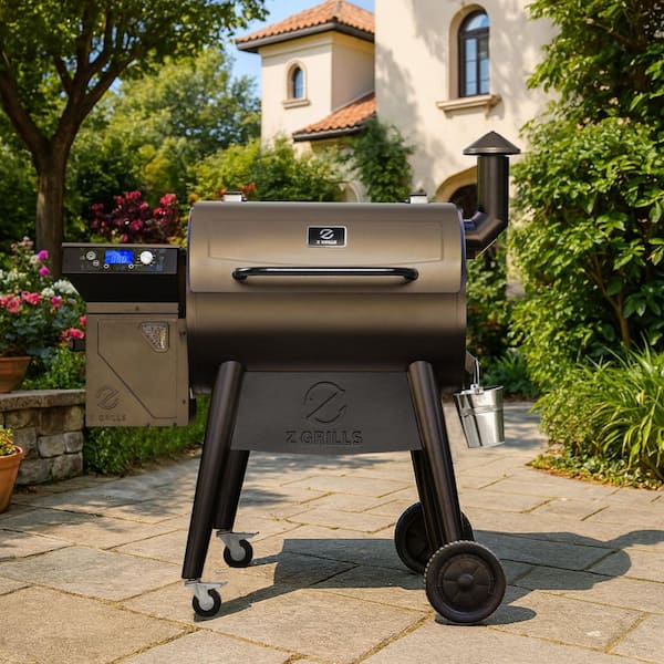 697 sq. in. Pellet Grill and Smoker in Bronze with PID V2.1 Controller and Cover