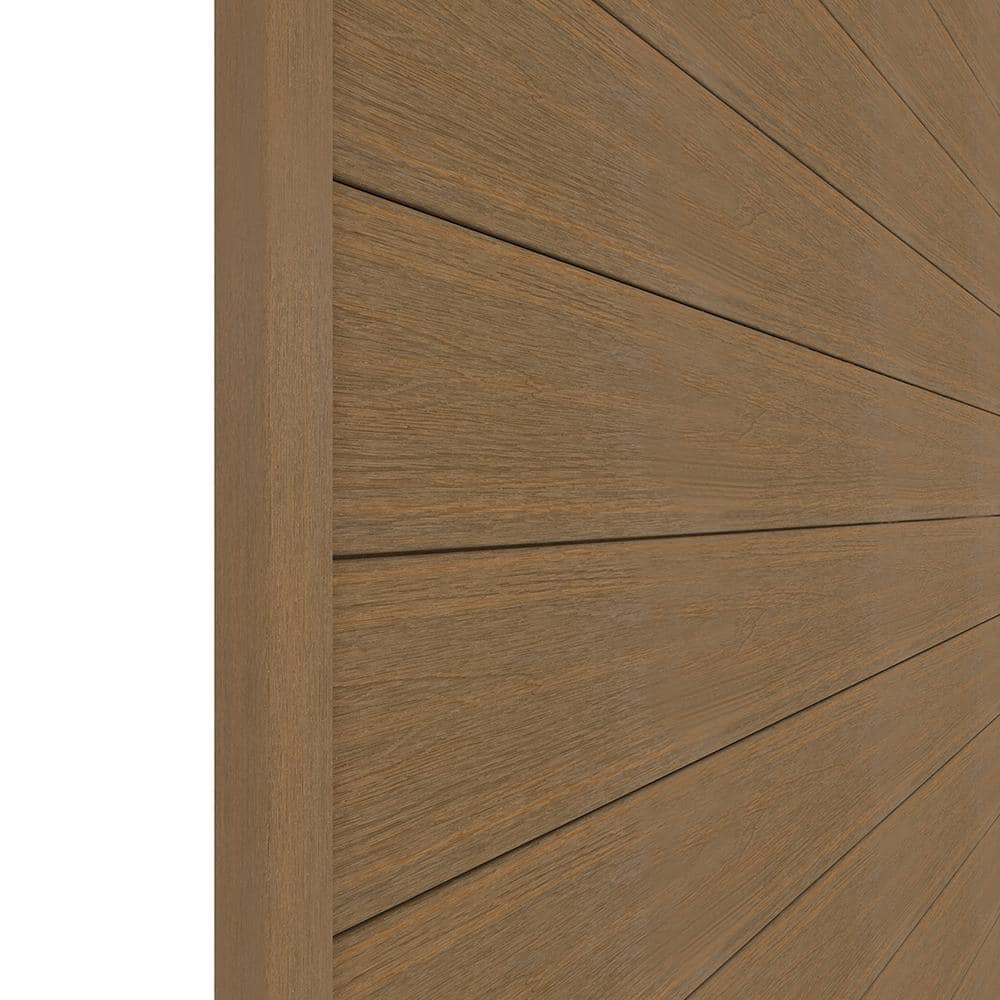 Peruvian Teak 96'' Composite Siding Board