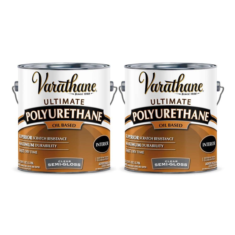 1 gal. Clear Semi-Gloss Oil-Based Interior Polyurethane (2-Pack) price history on PriceWatchPro