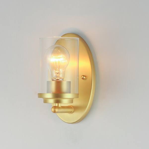 Maxim Lighting - Corona 4.5 in. 1-Light Brass Wall Sconce Vanity Light