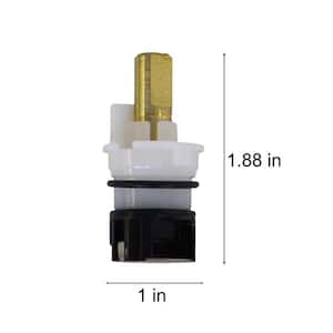 1/7/8 in. 15 pt Broach Right Hand Washerless Cartridge for Delta Replaces RP25513