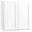Shaker Assembled 30x30x12 in. Wall Kitchen Cabinet in Satin White
