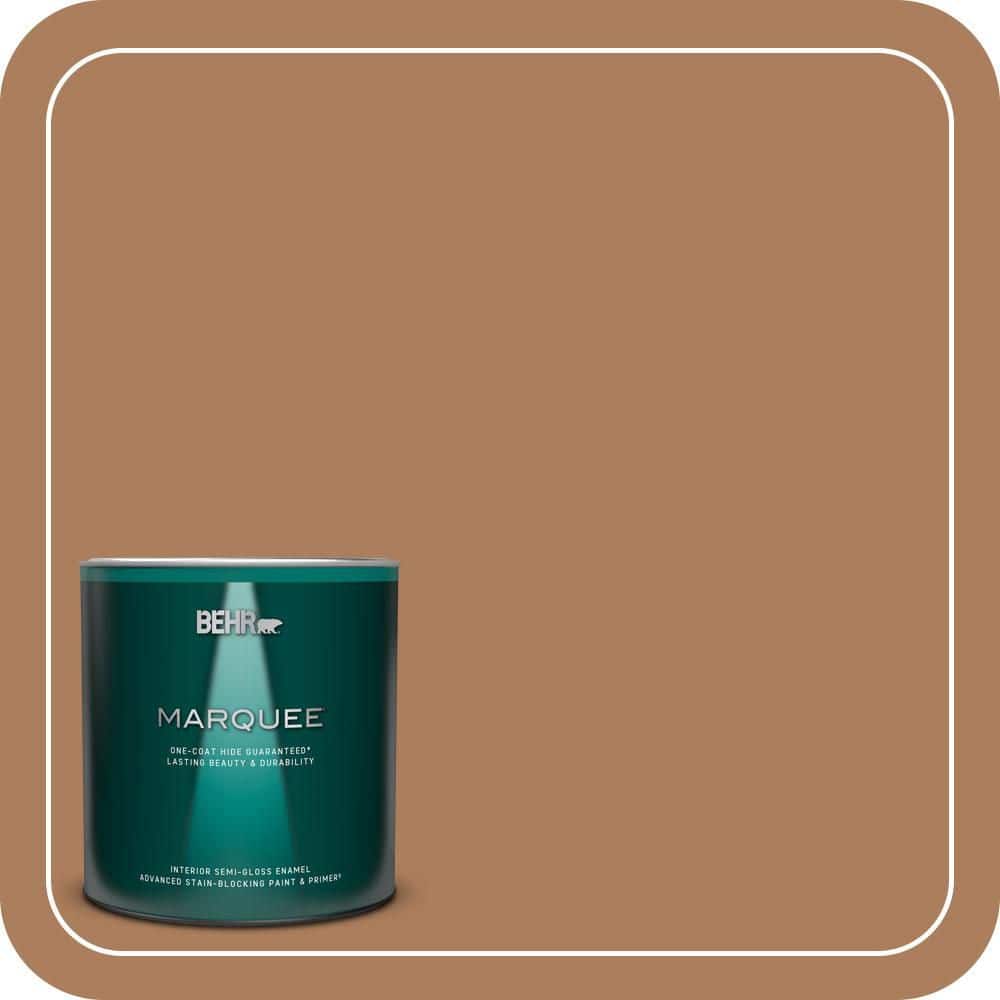 1 qt. #S230-6 Burnt Toffee One-Coat Hide Semi-Gloss Enamel Interior Paint & Primer price history on PriceWatchPro
