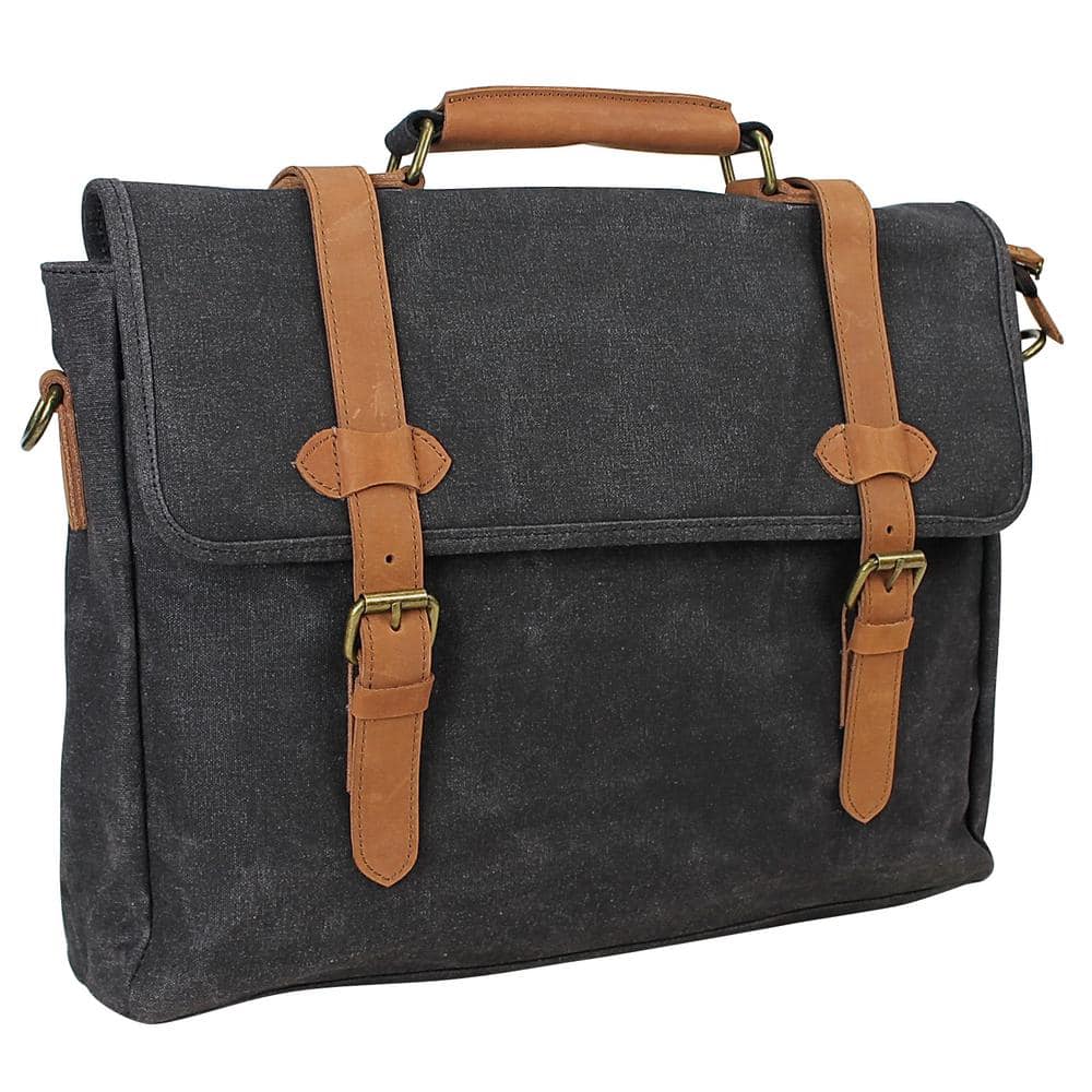 Compatible with The Ivation IV-WPDC20R DURAGADGET Light Brown Small Sized Vintage Canvas Carry Bag 