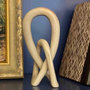 Eternal Love Knot Natural Sculptures, Set of Big and Small