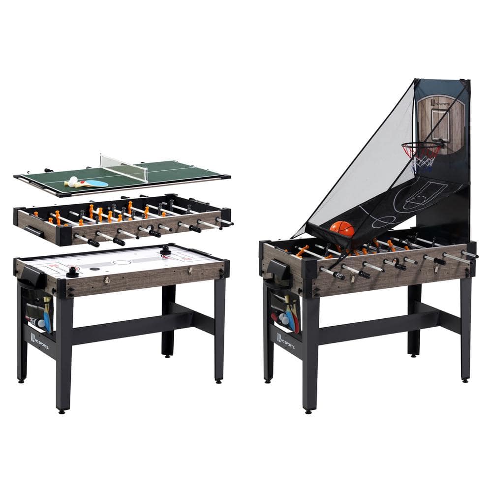 MD Sports Glendale 72 4-in-1 Swivel Combo Game Table 