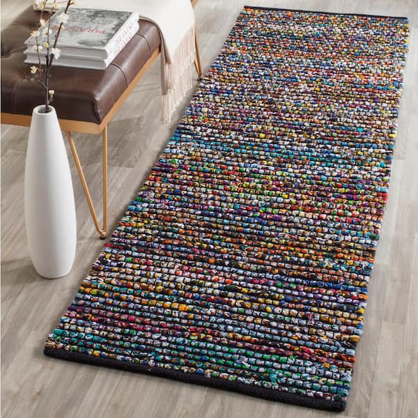 Cape Cod Multi 2 ft. x 10 ft. Striped Runner Rug