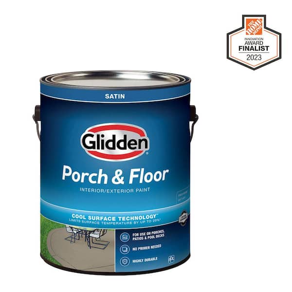 Glidden Porch and Floor 1 gal. Base 2-Satin Interior/Exterior Porch and Floor Paint