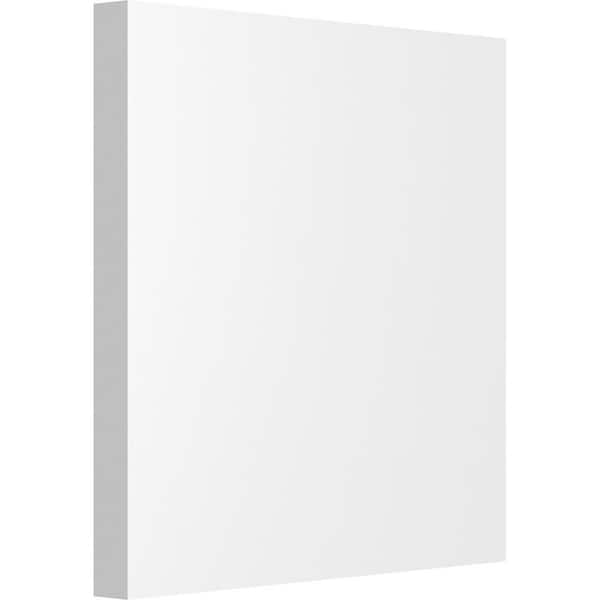Ekena Millwork 1/2 in. x 6 in. x 6 in. PVC Standard Sedgwick Rosette with Square Edge Moulding
