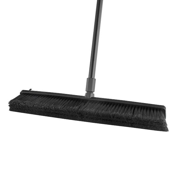 HDX 18 in. Interchangeable Push Broom with Squeegee (2-Count