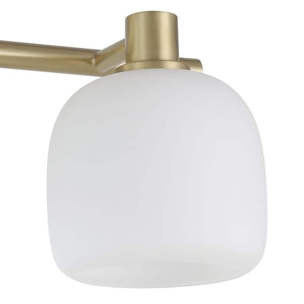Thesis Valentina 15-in. 2-light Champagne Gold Vanity Light with
