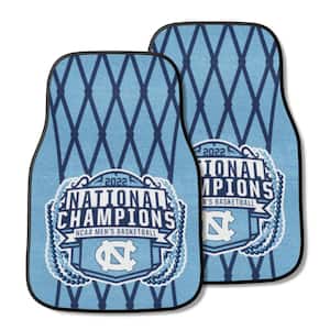 University of North Carolina at Chapel Hill 2022 NCAA Basketball National Champs 2-Piece Nylon Carpet Car Floor Mat Set