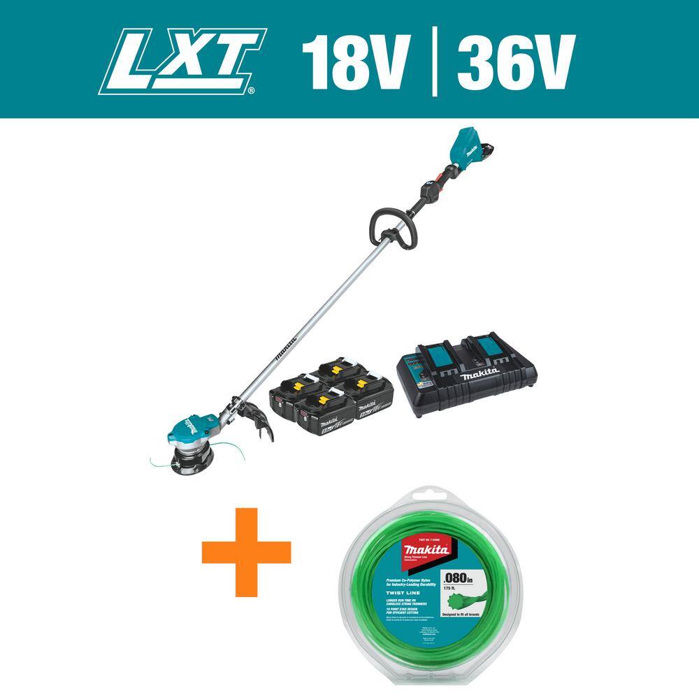 Makita 18V X2 (36V) LXT LithiumIon Brushless Cordless String Trimmer