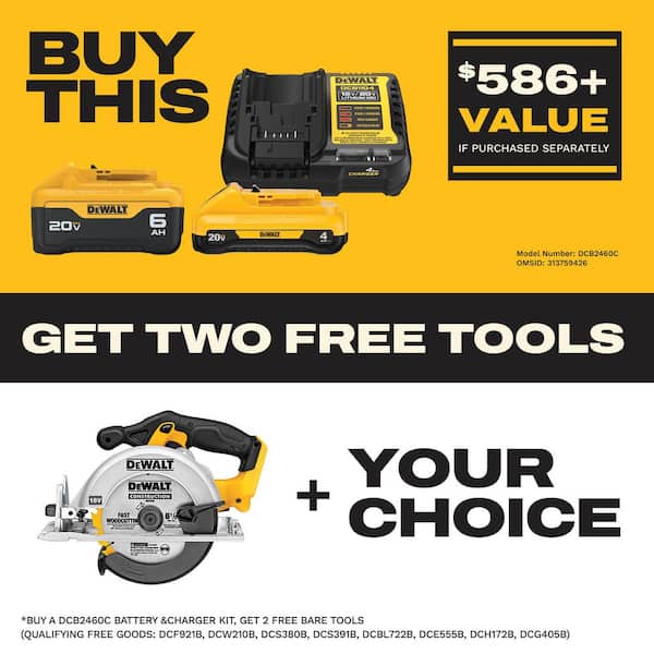 20V MAX Cordless 6.5 in. Sidewinder Style Circular Saw (Tool Only)