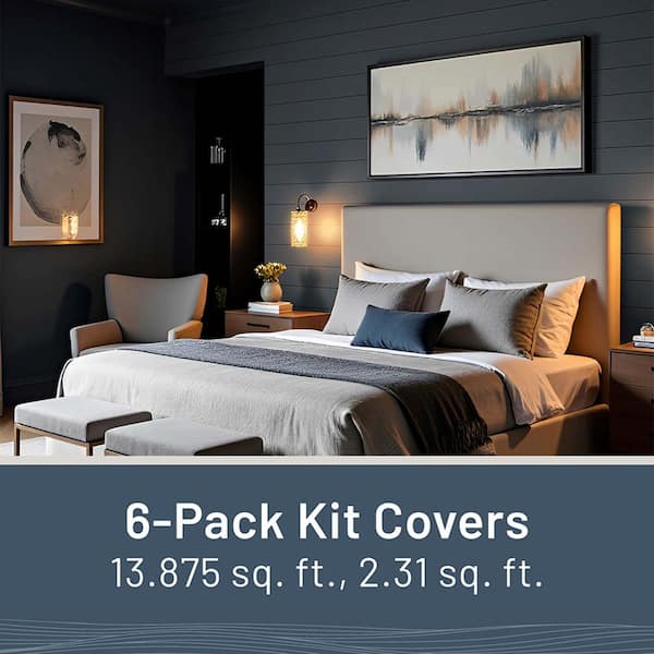 Edge 1 in. x 6 in. x 8 ft. Timeless Eventide Smooth Painted Nickel