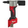 Milwaukee M12 12 Volt Lithium Ion Cordless Rivet Tool Tool Only 2550 20 The Home Depot