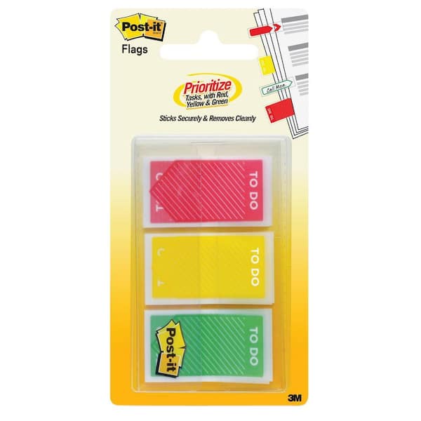 Post-It 1 in. Repositionable Removable Self-Stick (60-Pack)