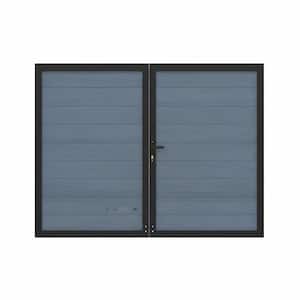 mondaria Durable 8 ft. W x 6 ft. H Brown Composite Privacy Fence