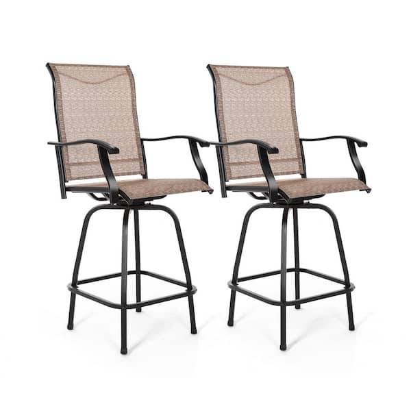 Metal Outdoor Bar Stool (2-Pack) ODFC01 - The Home Depot