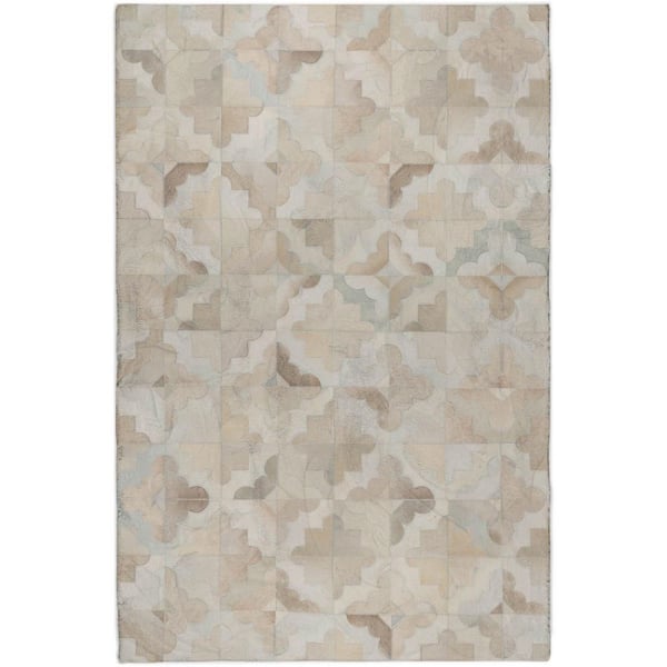 Dream Shag Premium Machine Washable Abstract ADS103 Ivory 8 ft. x 10 ft. Area Rug