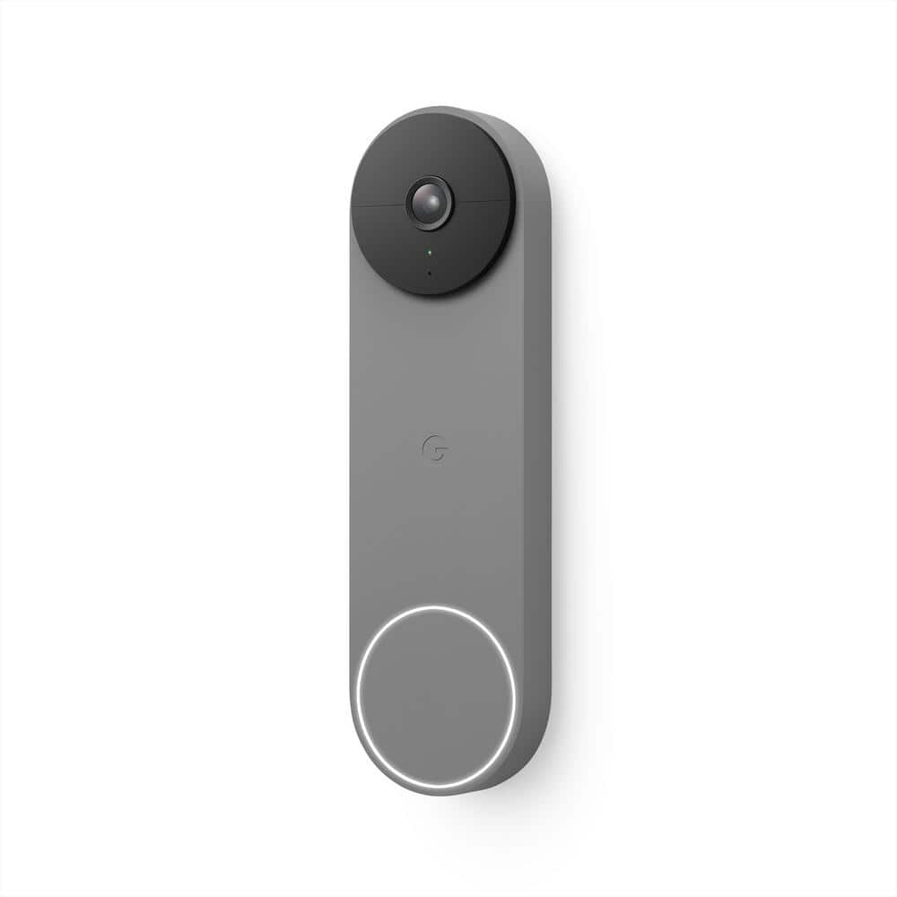 Google Nest Doorbell (Battery) - Smart Wi-Fi Video Doorbell Camera - Ash  GA02076-US - The Home Depot