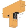 Simpson Strong-Tie Outdoor Accents Avant Collection ZMAX, Black Powder-Coated 90-degree Angle for 4x Lumber APVA4