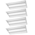 4 ft. x 2 ft. 100-Watt Equivalent Integrated LED White Retrofit Troffer Kit 4000K Bright White 5000 Lumens (4-Pack)