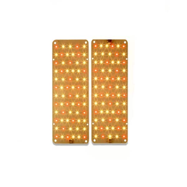 10.1 in. Ultra-Thin Panel Grow Light for Indoor Plants, Full Spectrum, Dimmable, 6/12/16H Timer Auto On/Off, Warm White