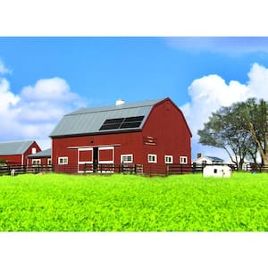 72-Watt Mini-Amorphous Solar Power Farm with (4) 18-Watt Solar Panels