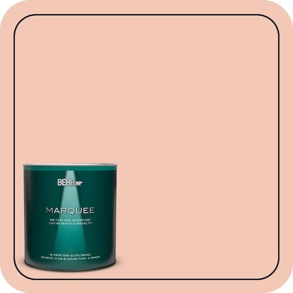 BEHR MARQUEE 1 qt. #M190-2 Everblooming Semi-Gloss Enamel Interior Paint & Primer