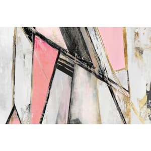 48 in. x 72 in. "Warm Geometric I Blush Version" by PI Studio Canvas Wall Art