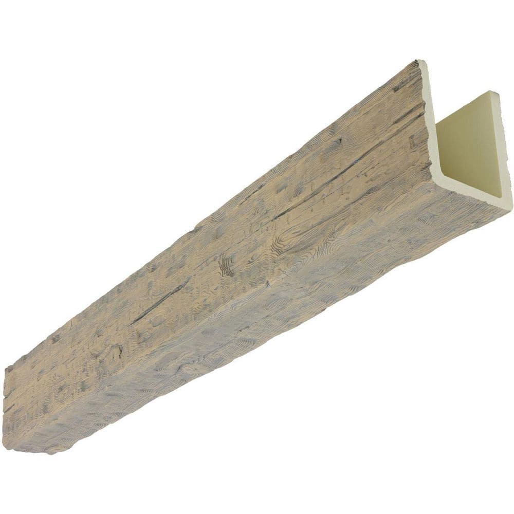 16ft, Heritage Timber 3.5 in. x 3.5 in. x 16 ft. Salvaged Timber Sandstone Faux Wood Beam