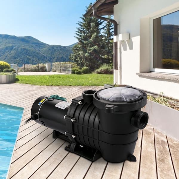 Swimming Pool Pump 1HP 110-Volt/220-Volt 5544GPH Powerful Self-priming Up to 34 ft. Head Lift for In/Above Ground Pool