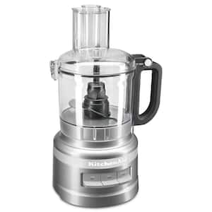 7-Cup 3-Speed Contour Silver Food Processor with Locking Lid